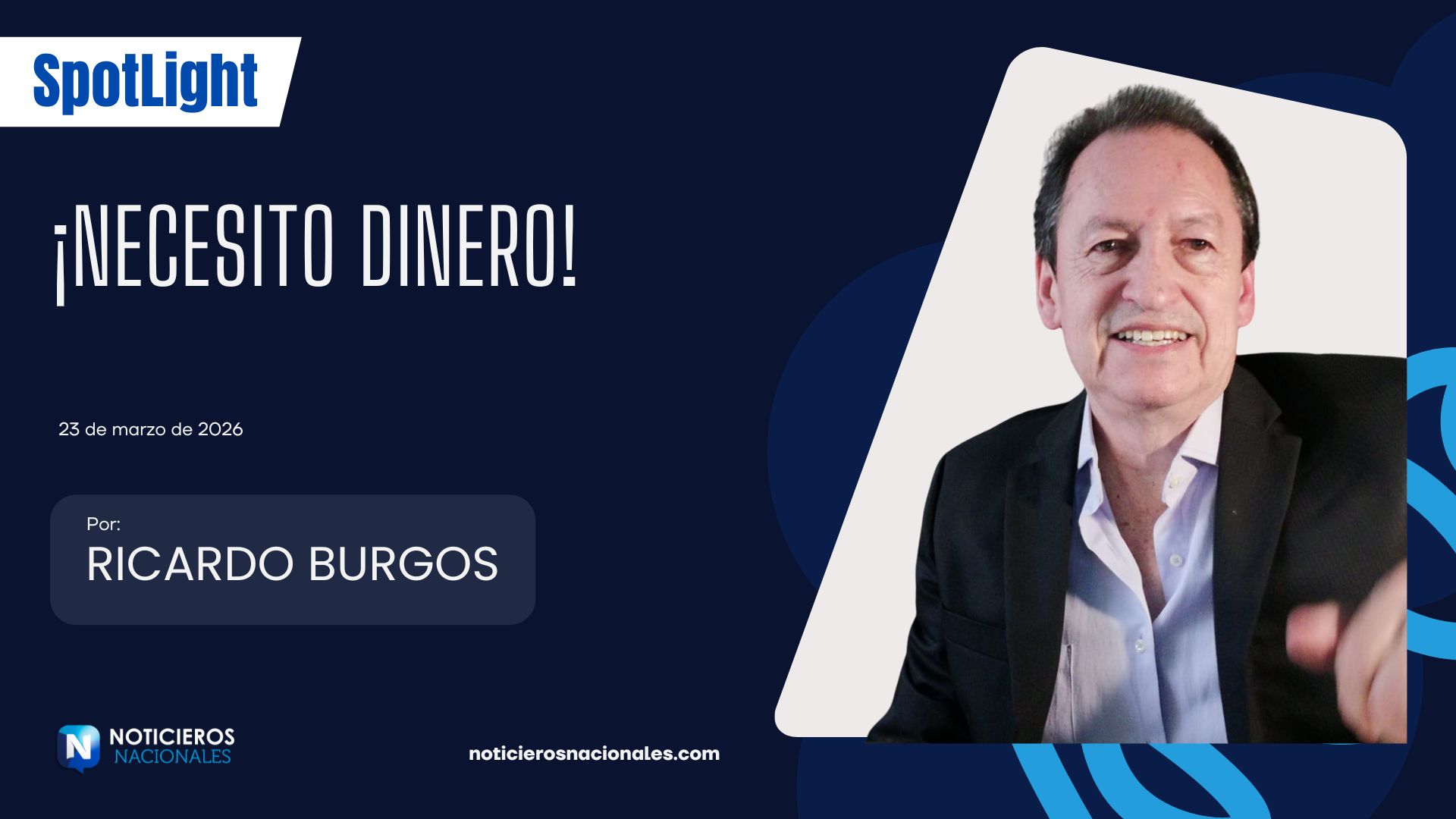 NECESITO DINERO Ricardo Burgos