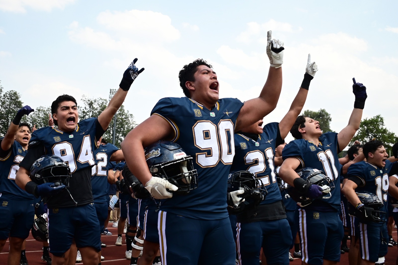 Festejo de Pumas CU.