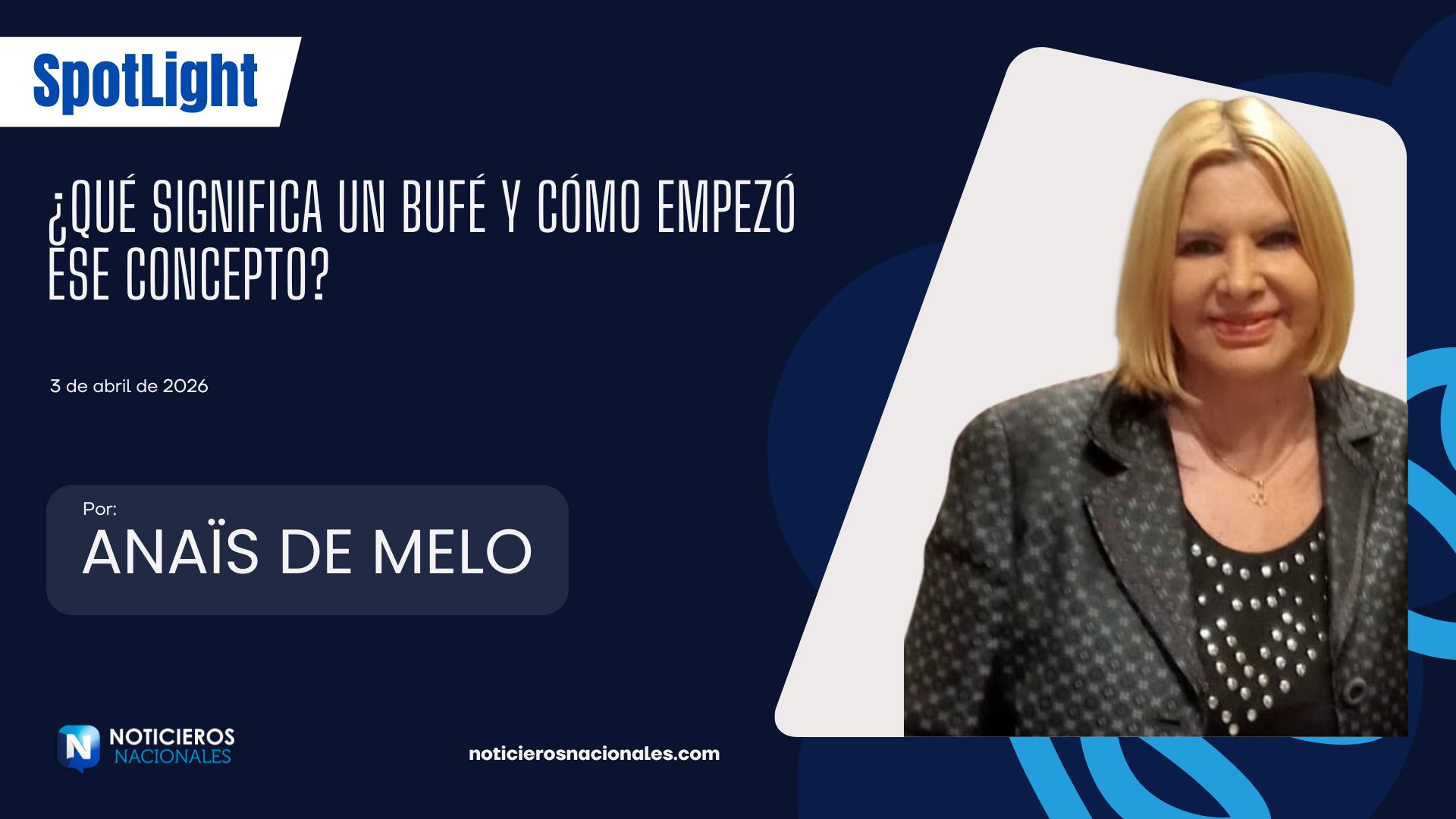 Qué significa un bufé y cómo empezó ese concepto