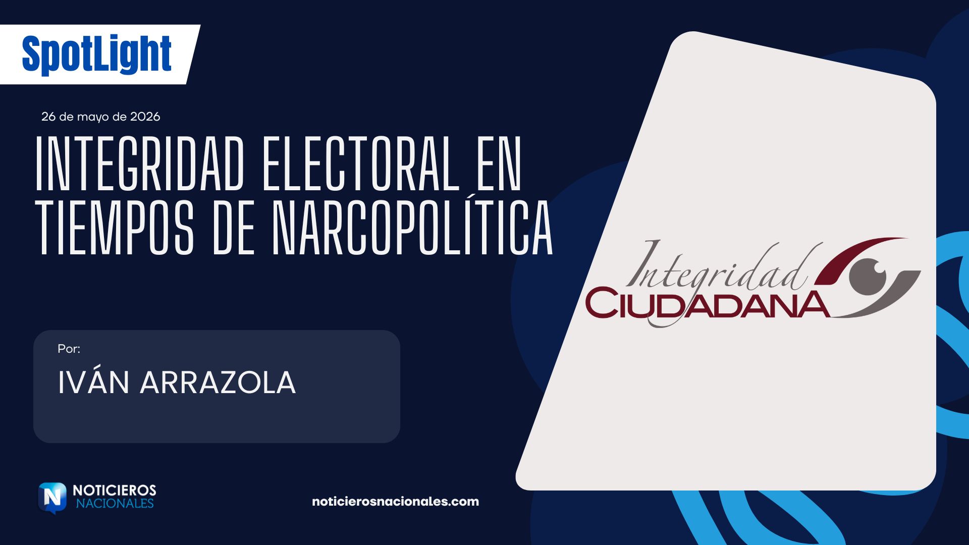 Integridad electoral en tiempos de narcopolítica