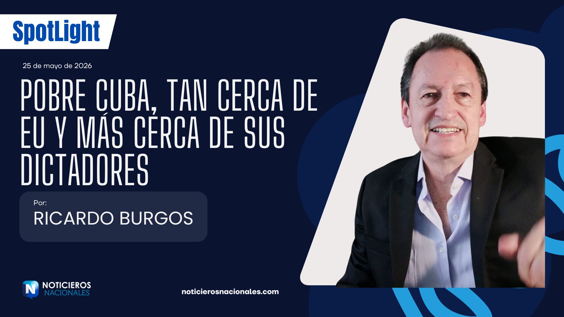 POBRE CUBA, TAN CERCA DE EU Y MÁS CERCA DE SUS DICTADORES