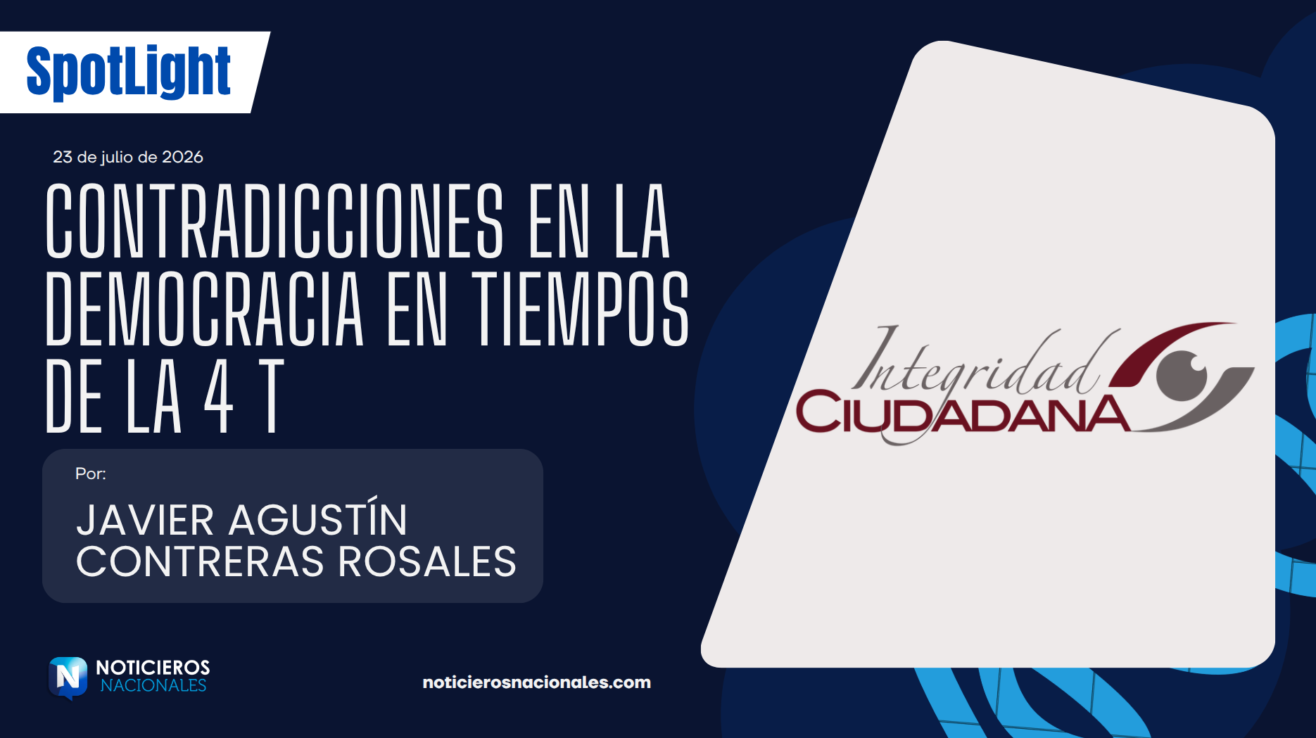 Contradicciones en la democracia en tiempos de la 4 T